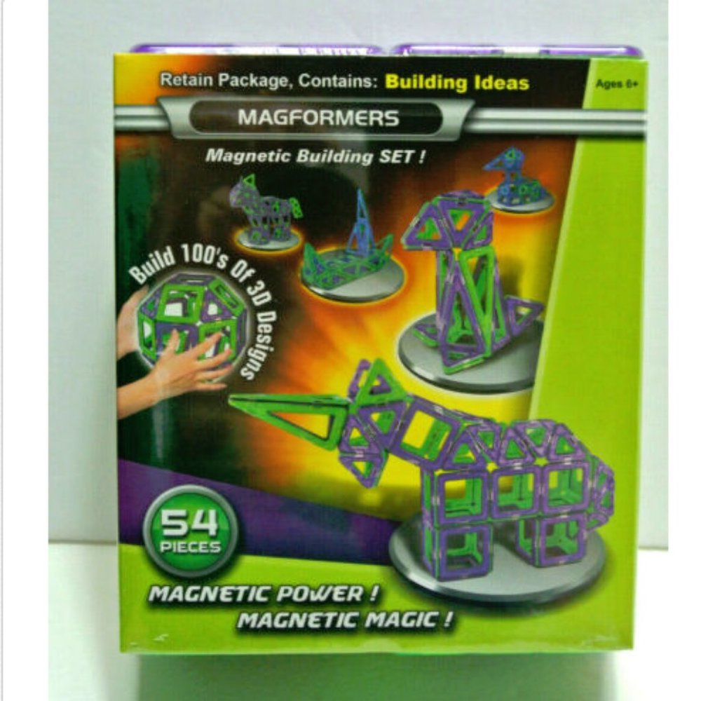 Magformers 54 Piece Magnetic Building Starter Set